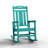 Outdoor Patio HDPE Rocking Adirondack Chair-930783622