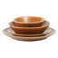 Bloomhouse Montecito Breeze 16 Piece (Service for 4) Double Plates and Bowls Stoneware Reactive Glaze Dinnerware Set - Laguna Dawn-497758630