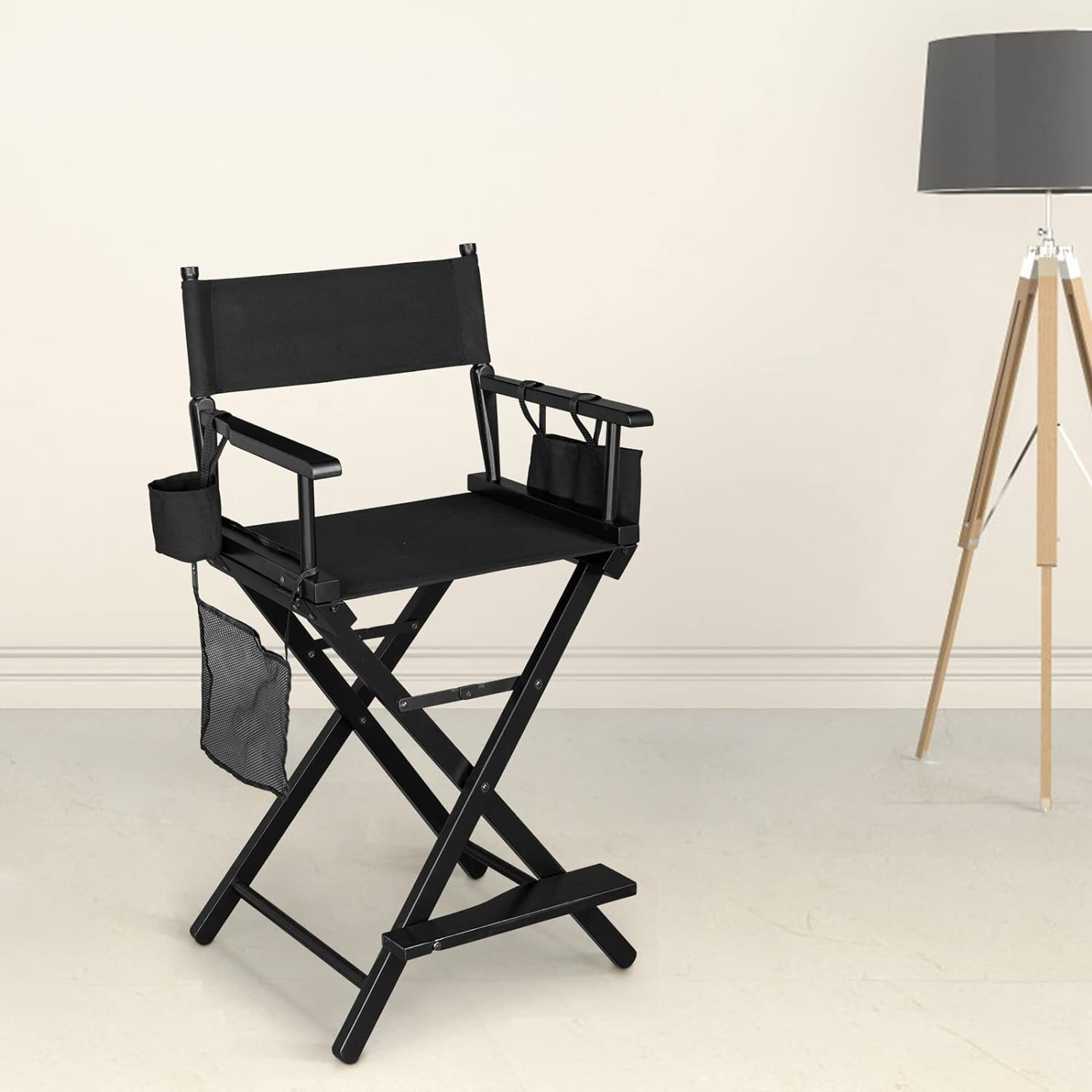 Longshore Tides Upgraded Director Chair Folding Artist Makeup Chair