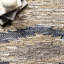Tapis gris / beige en coton / cuir crocheté à la main Kleinschmidt Southwestern-1165494386