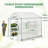8x8 Portable Pop Up Greenhouse, Walk-In Outdoor Garden Plant Greenhouse-125965221