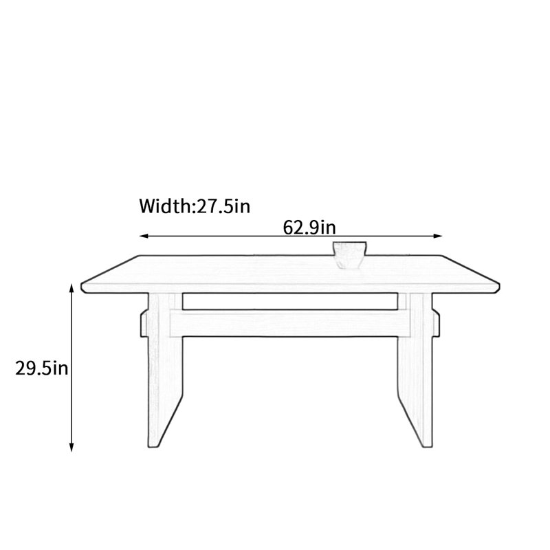 Sturminster, H 29,5 po x L 27,5 po x l 62,9 po