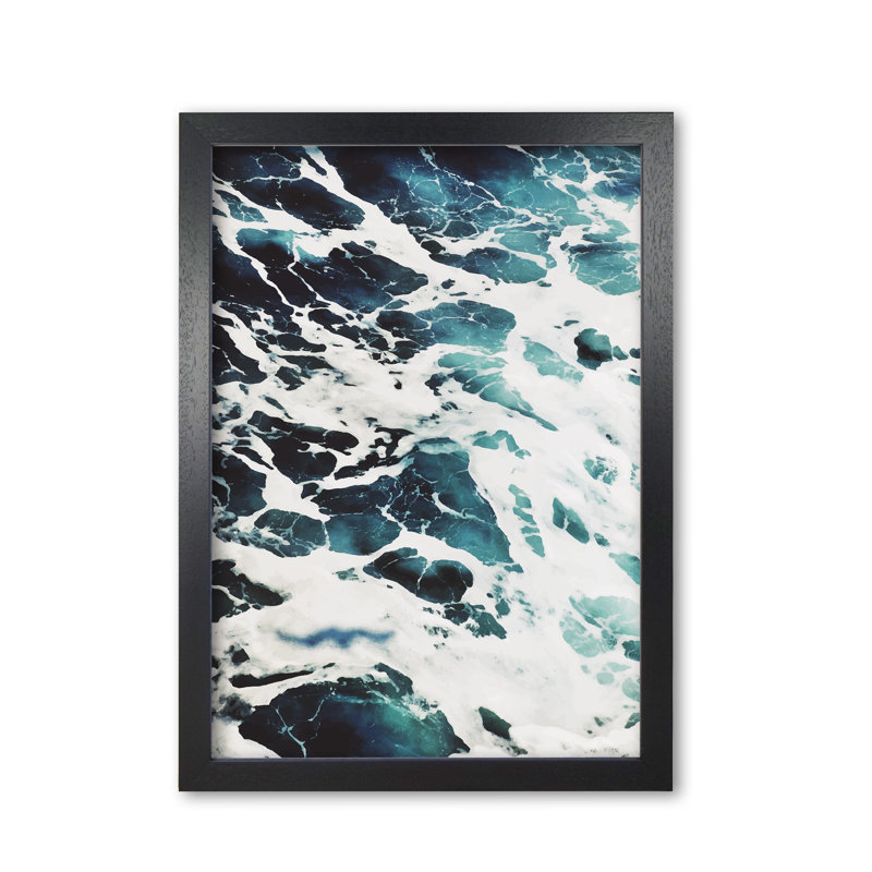 Water - Print, Black Grain Frame, 42 cm H x 30 cm W x 5 cm D