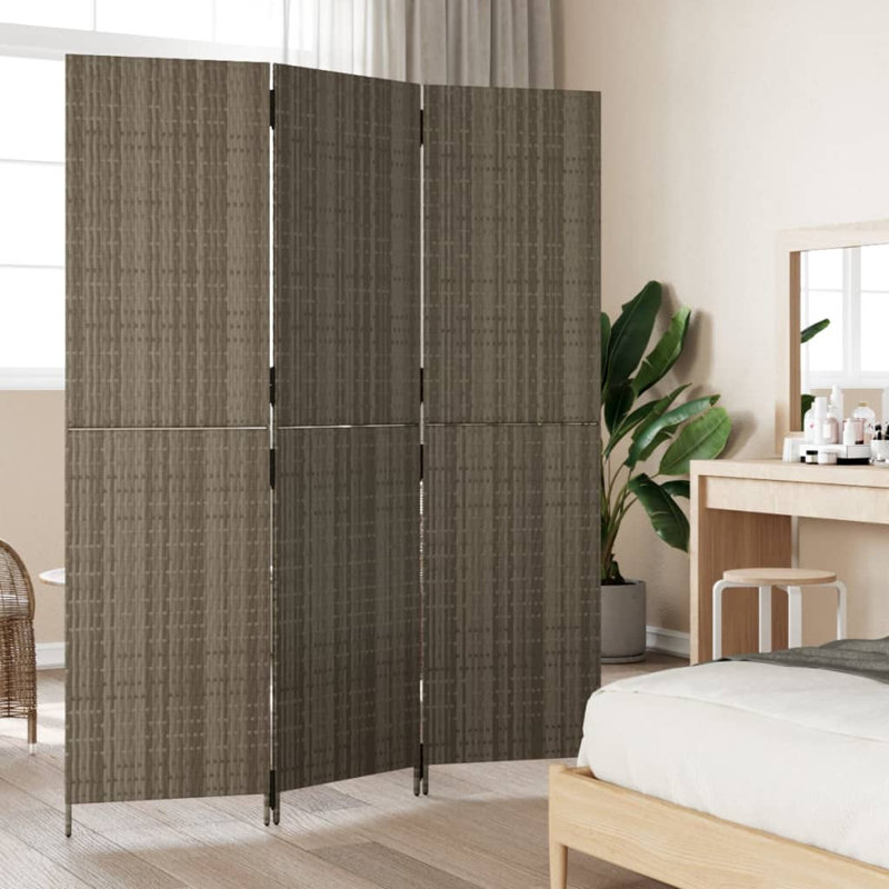 Neyzer Folding Room Divider, Grey, 180cm H x 294 cm W, 6