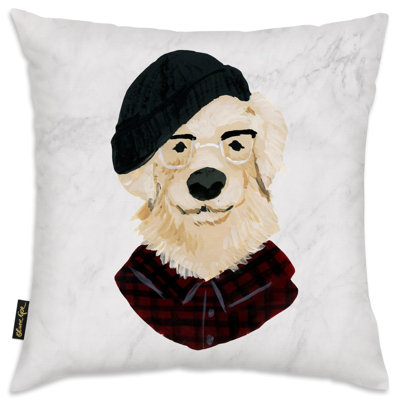  Coussin Hipster Golden Pup