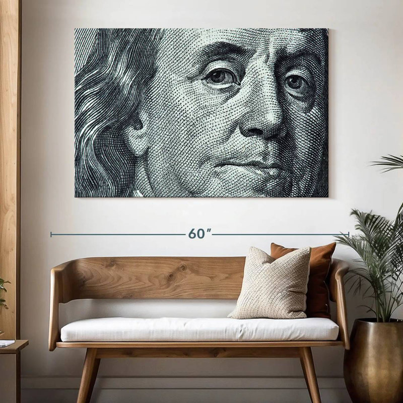 Leisha Benjamin Franklin, 34" H x 51" W