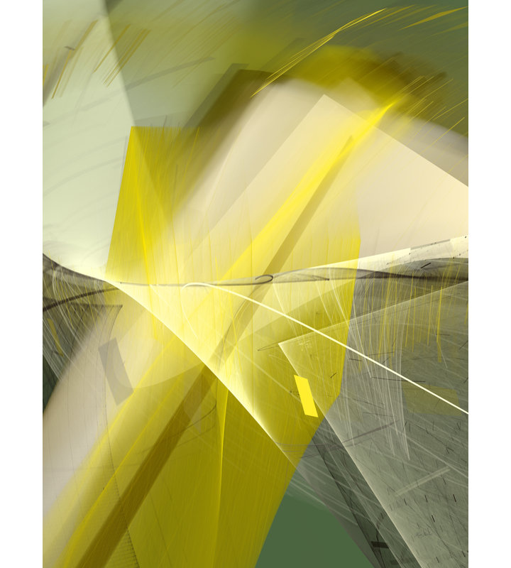 Shapes 17996 Print by Rica Belna, Wrapped Canvas, 60" H x 45" W