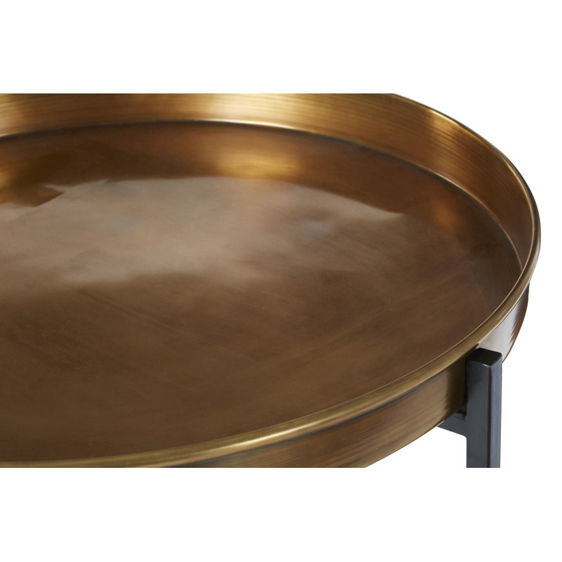 Dunnigan Tray Top Cross Legs End Table