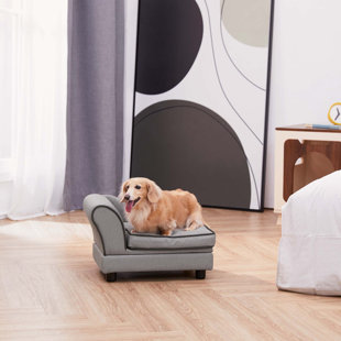 Lounge Dog Bed with Storage for Small and Medium Dogs