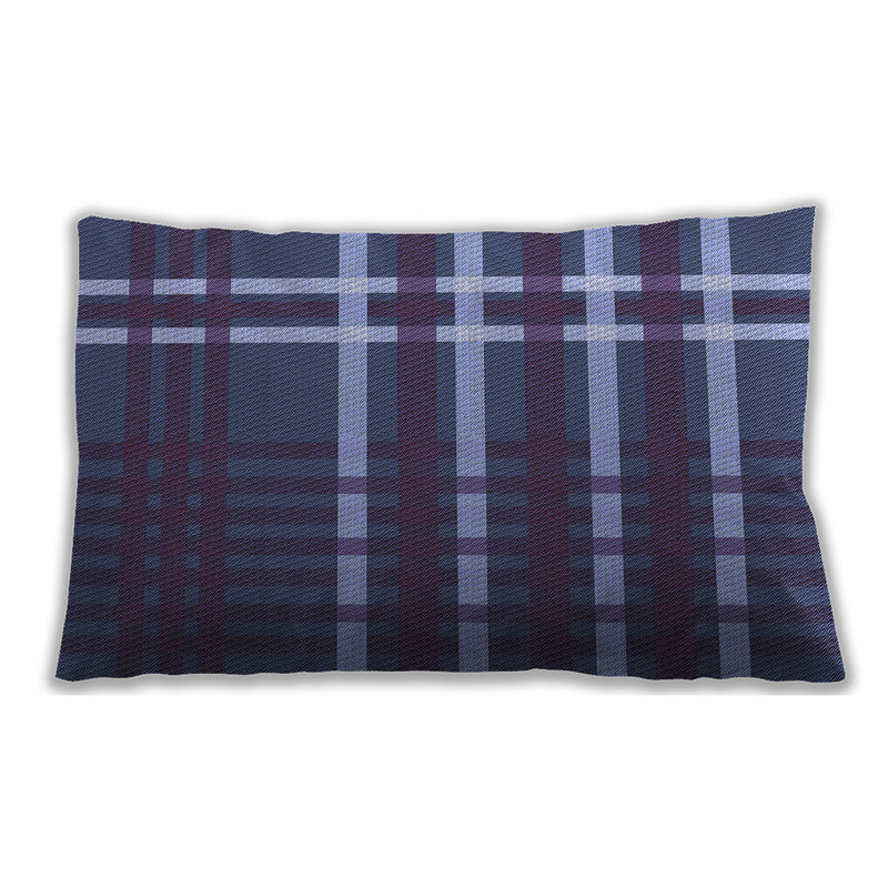 Patterned 721 Throw Pillow, Synthetic, Grey