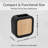 Modern Toothbrush Holder Rubber and Wood-113869139