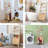 Wall-leaning Laundry Hamper Shelf with 3 Tiers Storage Trays-104805764