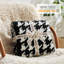 Jeté en laine Houndstooth-121636017