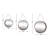 Vanmatre Aluminium Circle Wall Mirror