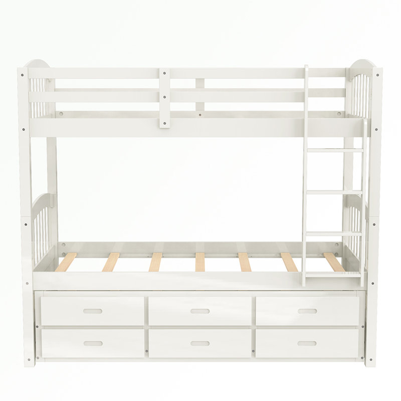 Lit plateforme Grundon, Blanc