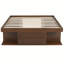 Base de lit plateforme de rangement avec plusieurs tiroirs et tablettes sans sommier-1956334581-1956334587