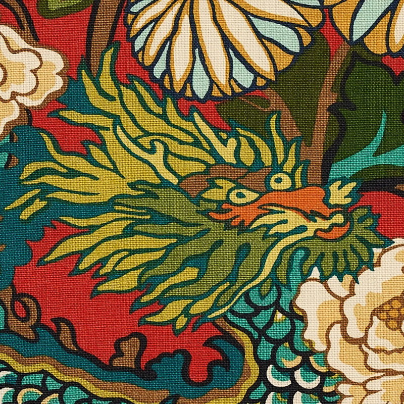 Chiang Mai Dragon Fabric, Lacquer