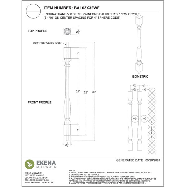 Dimensions du produit