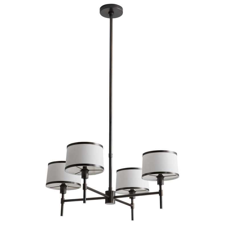 Luciano 4 - Light Chandelier, Bronze