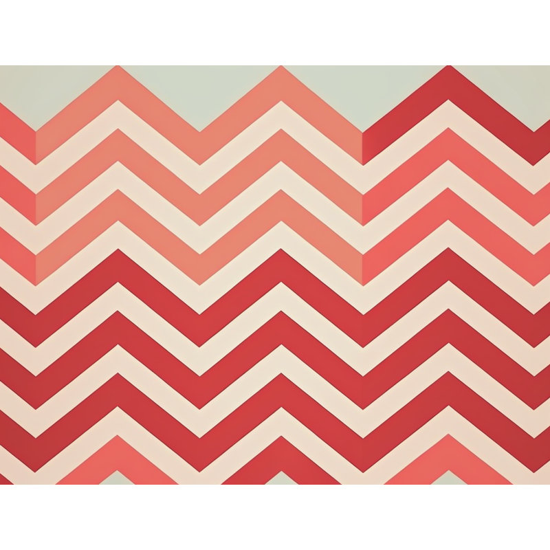 Chevron Comforter, Queen Comforter, Pink/Red