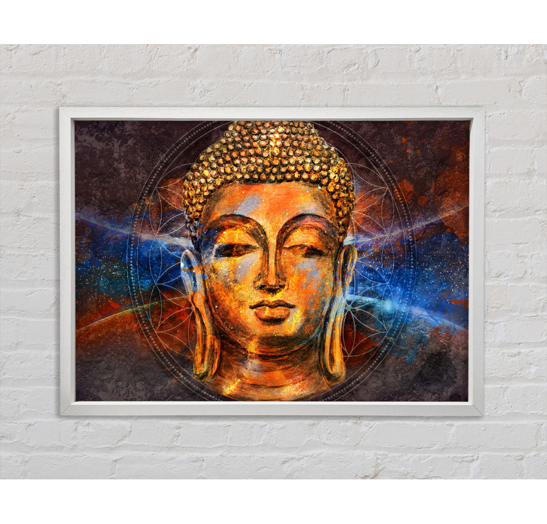 Buddha 17 - Einzelner Bilderrahmen Kunstdrucke auf Leinwand