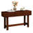Mid Century Entryway Table With Solid Wood Legs And Console. 52 Inch, Fluted, Cherry For Foyer Console 3 Drawers. Legs,-1075734668