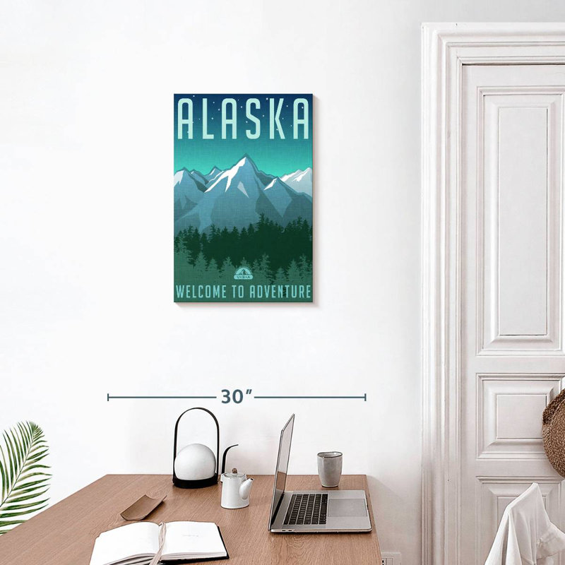 Aime Alaskan Adventure Welcome, H 24 po x l 16 po