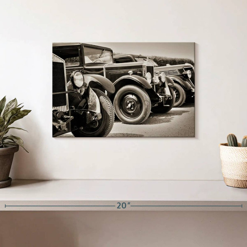 Voitures monochromes Mehar, H 8 po x l 12 po
