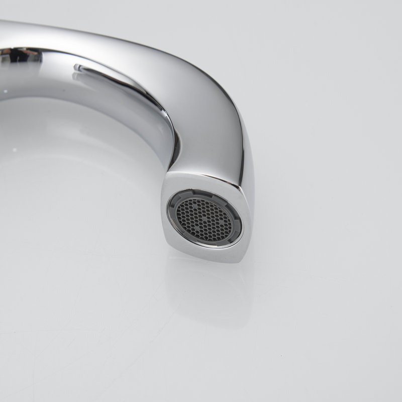 Robinet de salle de bain à 2 poignées avec drain, Chrome poli