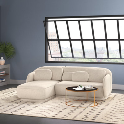 Cheslea Cream Boucle Sectional - Raf