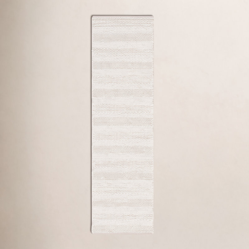 Tapis ivoire Daisy Natura, Tapis de couloir 2 pi 3 po x 8 pi