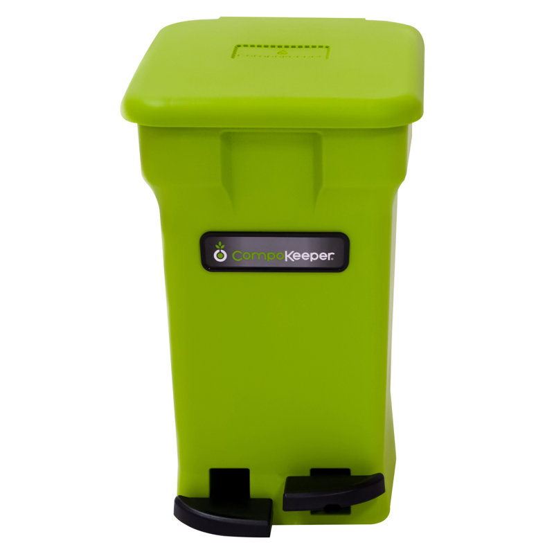 Compo Keeper 6 Gal. Odor Resistant Outdoor Composter, Green