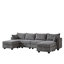 Canapé-lit modulaire moderne avec repose-pieds modulaire Sectiona-1712607168