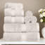 Ensemble de 8 serviettes en coton de qualité égyptienne 800 g Renata -353701114