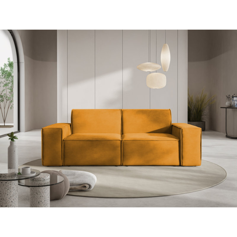 Edmeston 3 Seater Sofa, Honey