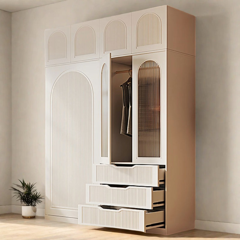 Armoire moderne, simple et luxueuse, H 101,57 po x l 62,99 po x P 22,83 po