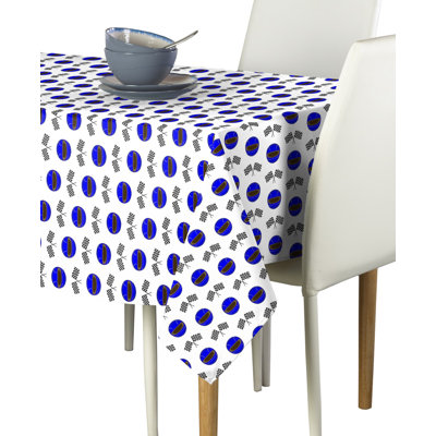 Hapswell Helmets Racing Flags Tablecloth