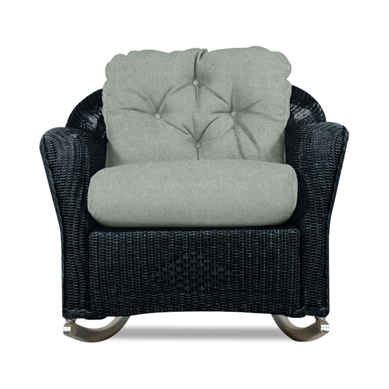 Reflections Outdoor Rocker Chair, Knix Granite, Ebony
