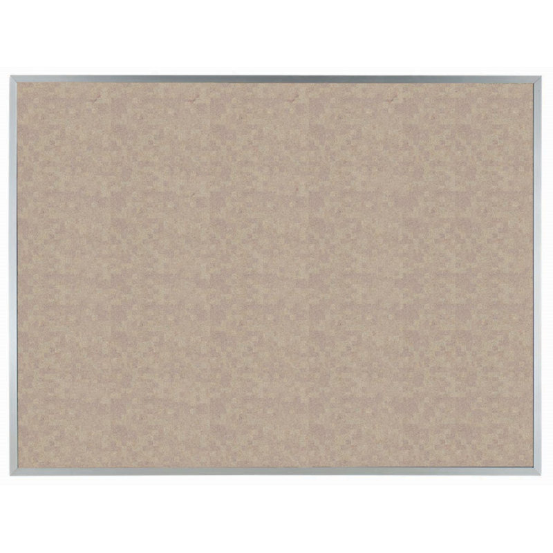 Wall Cork Bulletin Board, 36" H x 48" W, Hot Salsa
