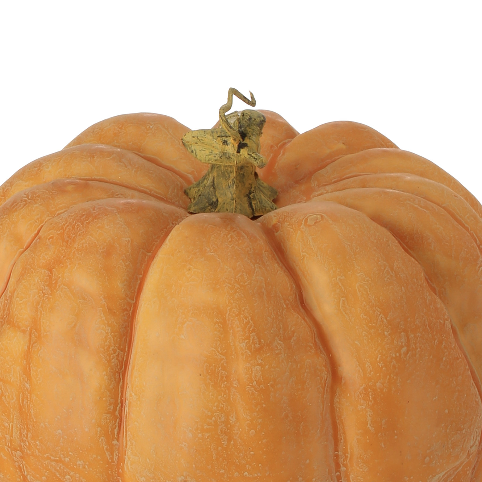 Soft Touch Weathered Pumpkin Holiday Accent, Orange