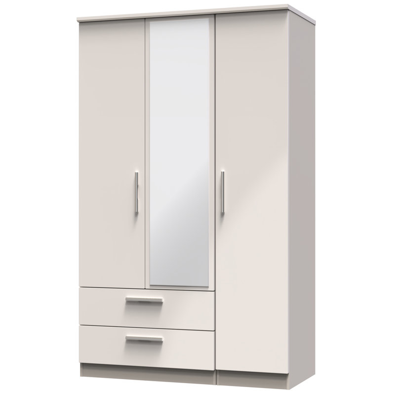 Borgeson Manufactured Wood Wardrobe, Gloss/Kashmir