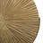 Vonny Gold Metal Carved Starburst Decorative Sculpture with metal stand-236271429-236271434