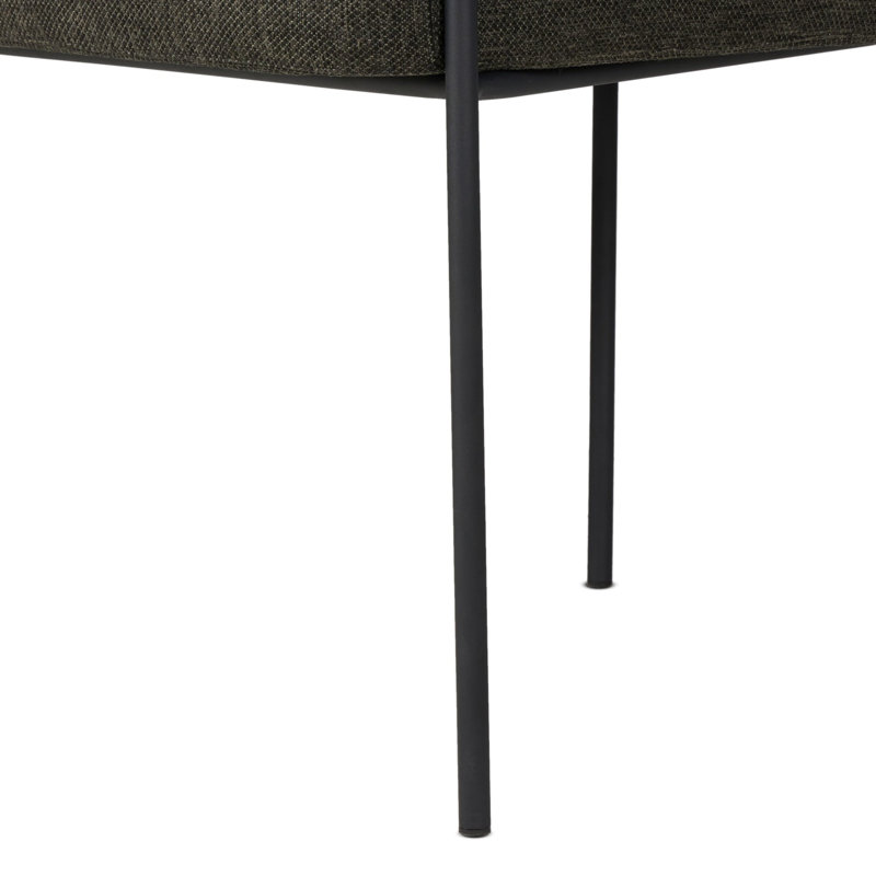 Carrie Outdoor Dining Armchair, Black