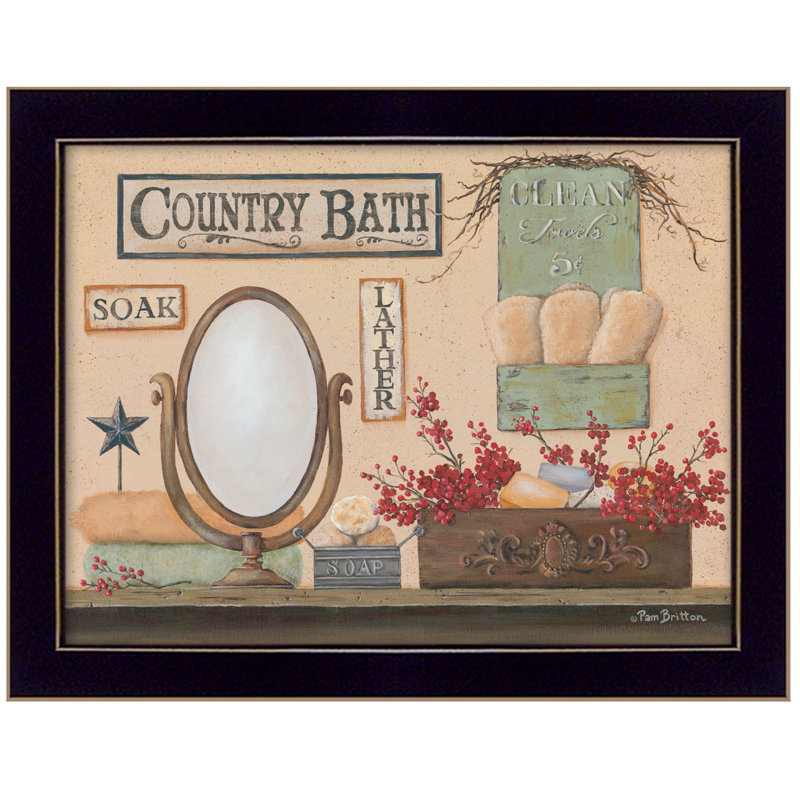 « country bain »-cadre photo, impression sur papier