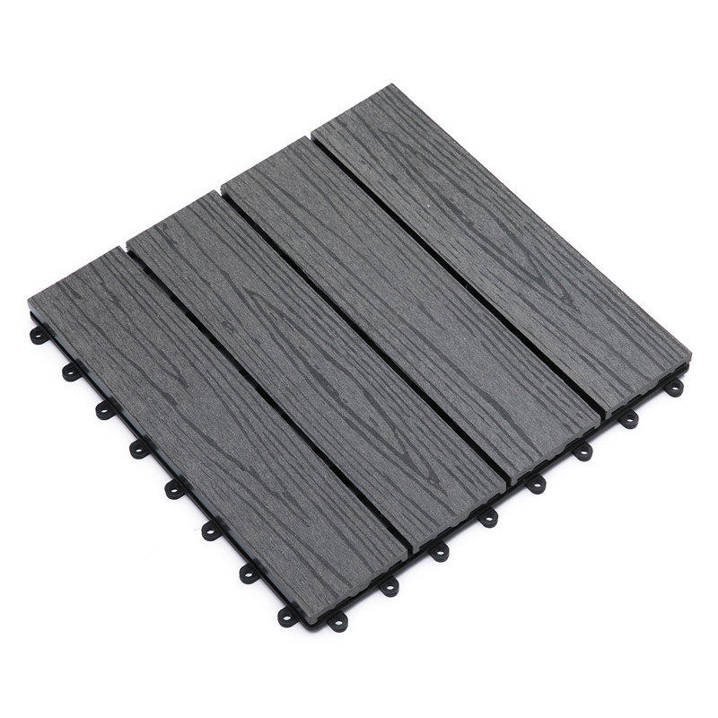 Carreaux de terrasse à emboîtement Outsunny