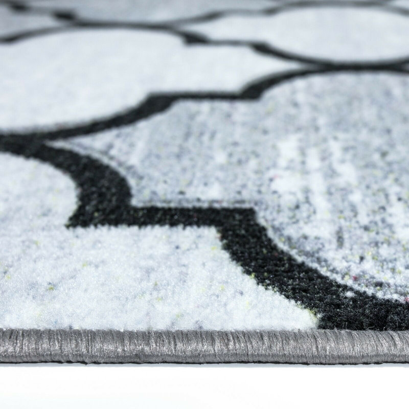 Auren Geometric Area Rug, Rectangle 50 x 80cm