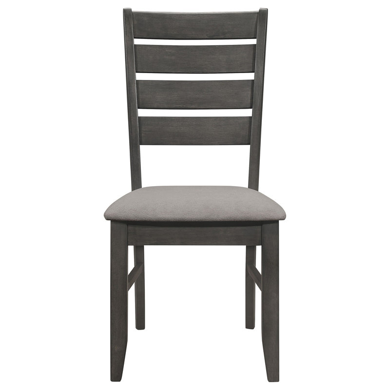 Chaise d'appoint rembourrée Dexter en gris foncé
