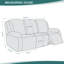 Housse extensible pour canapé 3 pièces Harriet-91268596