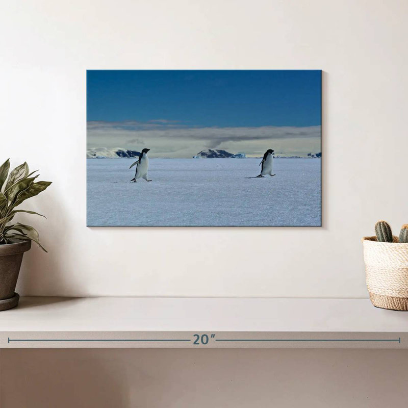 Crowle Marching Penguins, 8" H x 12" W