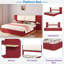 Lit plateforme tapissier avec tablettes-742419362-742419364